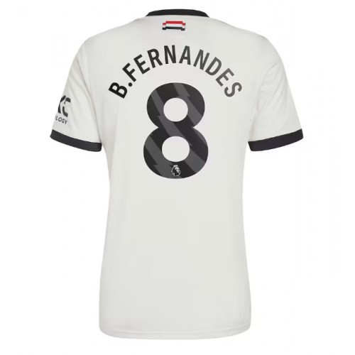 Pánský Fotbalový dres Manchester United Bruno Fernandes #8 2024-25 Třetí Krátký Rukáv